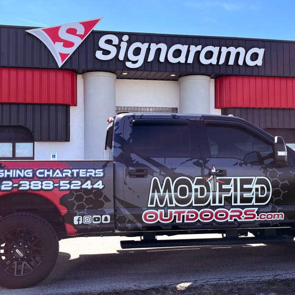 Modified Outdoors Bowfishing Truck Wrap