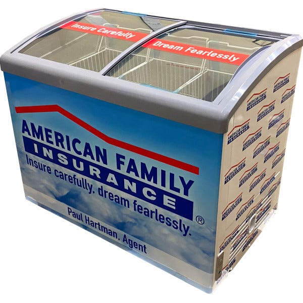 American Family Insurance Paul Hartman Cooler Wrap _ Front Right Angle 2