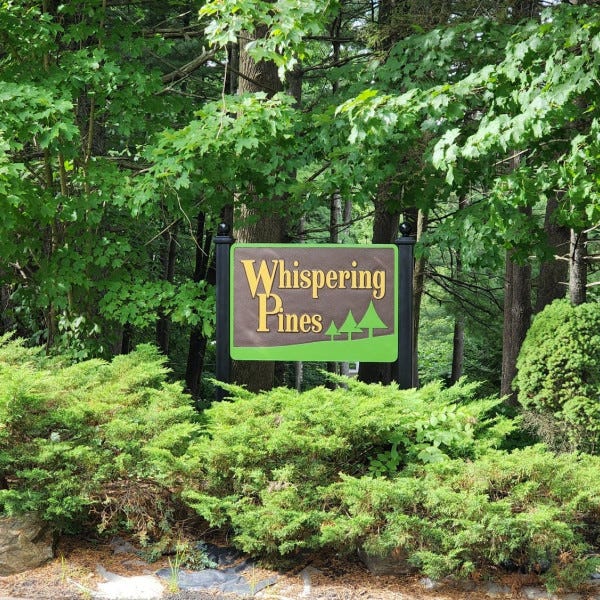 Whispering Pines Sandblasted