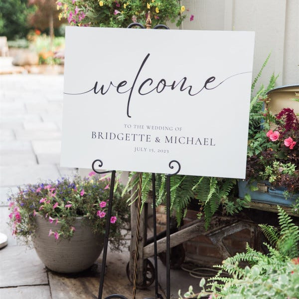 Wedding Welcome Sign 2