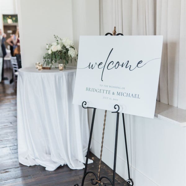 Wedding Welcome Sign 3