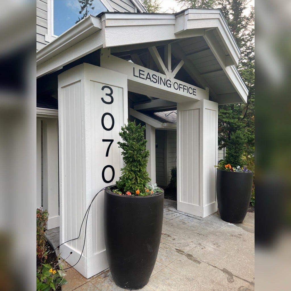 Madison Sammamish refreshed their property signage ahead of the holidays -Sammamish, WA
