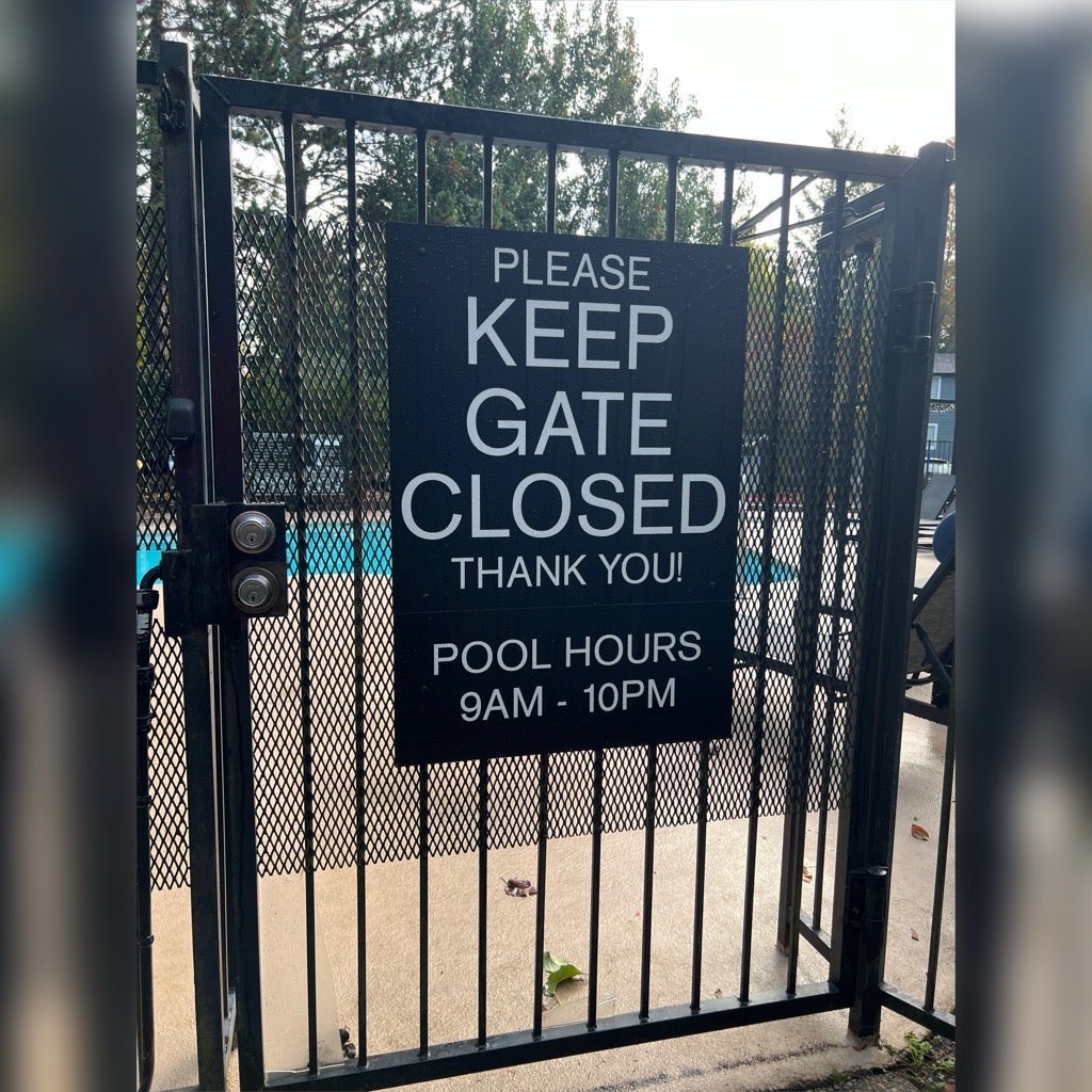 Madison Sammamish refreshed their property signage ahead of the holidays -Sammamish, WA