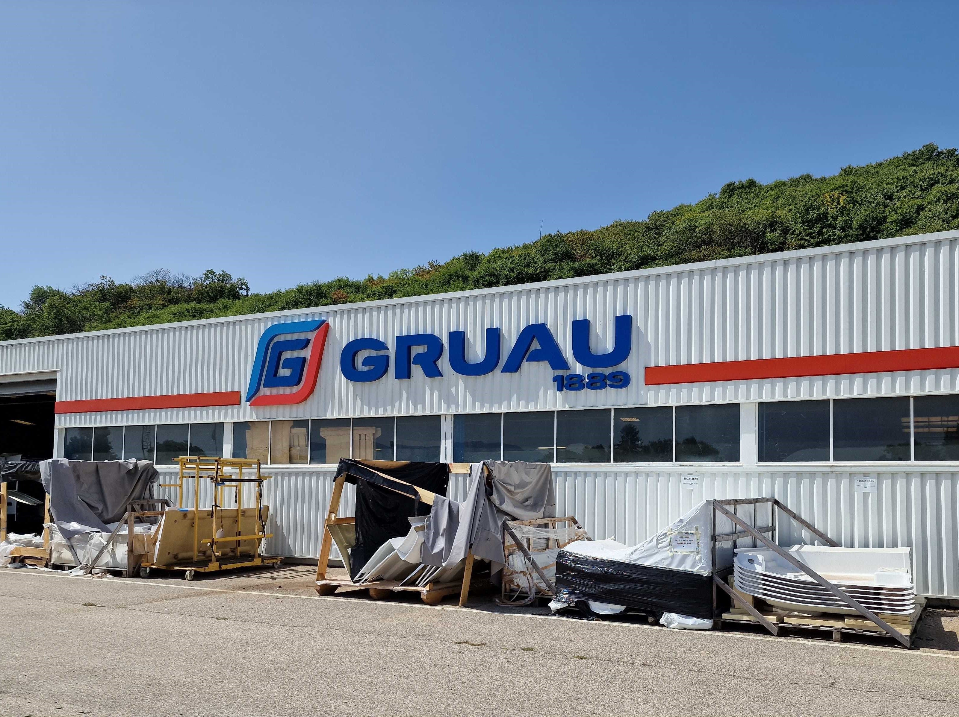 ENSEIGNE LETTRES RELIEF GRUAU