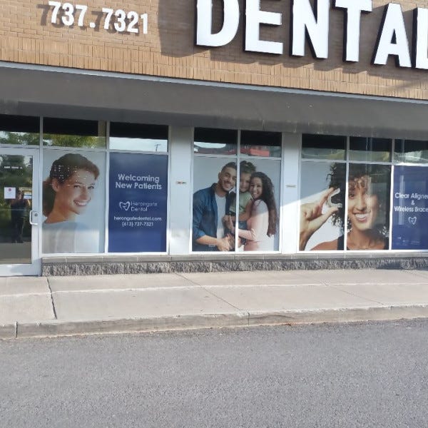 window graphics-herongate dental north set
