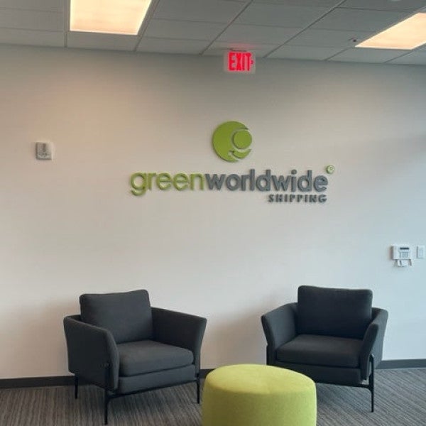 Indoor signs for Green world wide in Oak Creek WI 53154