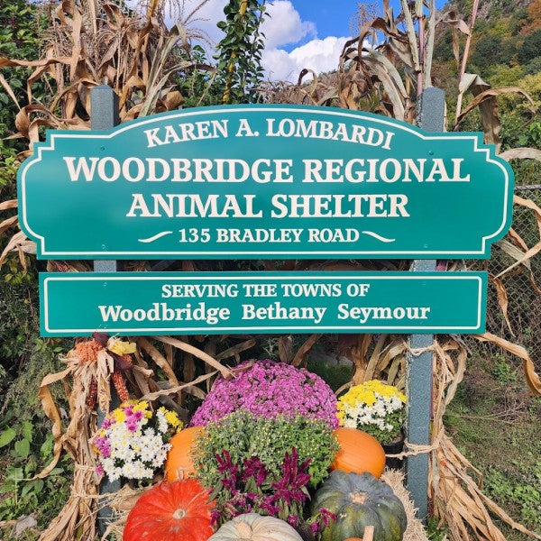 Woodbridge Regional Animal Shelter Exterior Signage