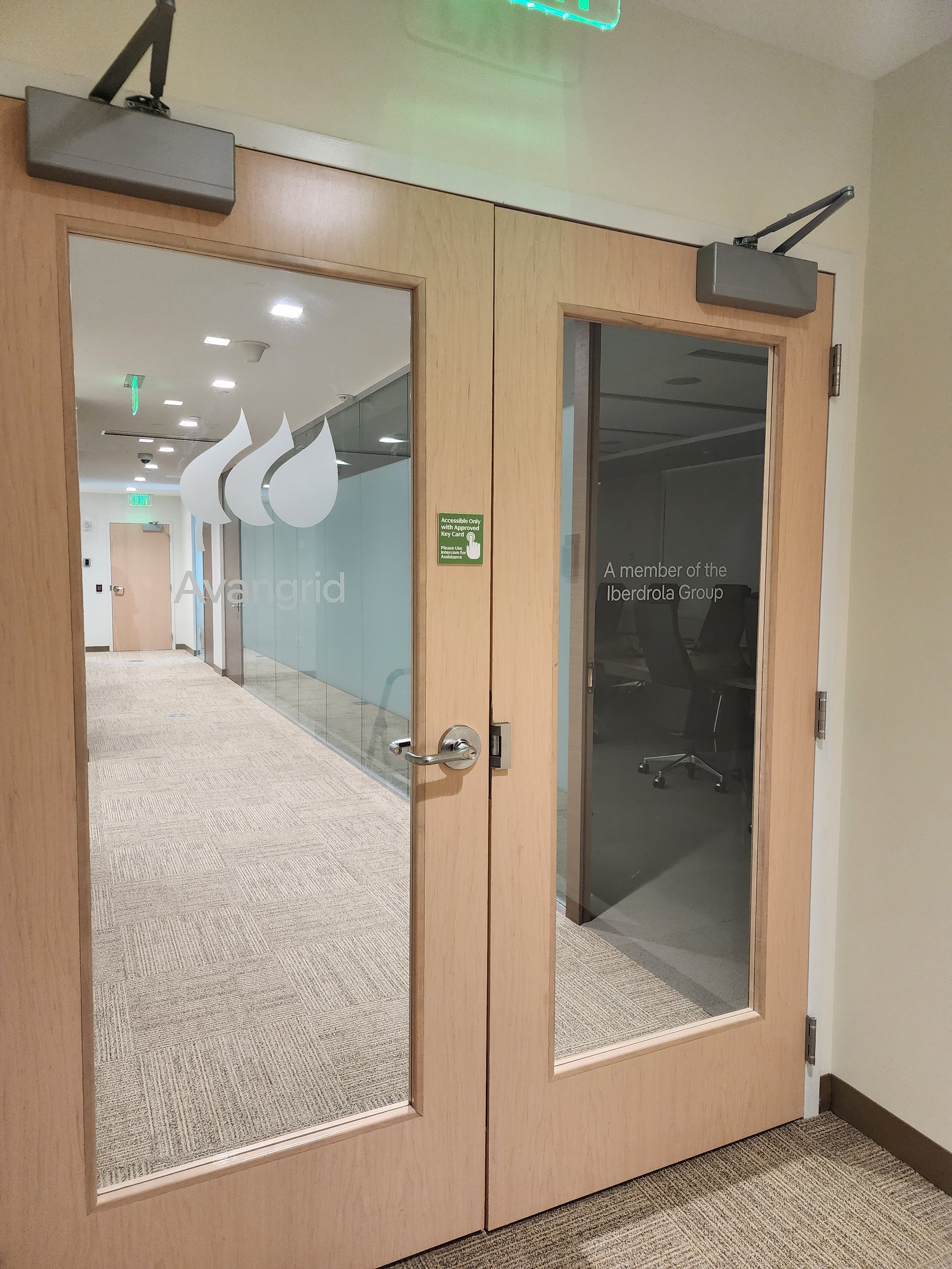 Avangrid Interior Signage  Brand Identity Update