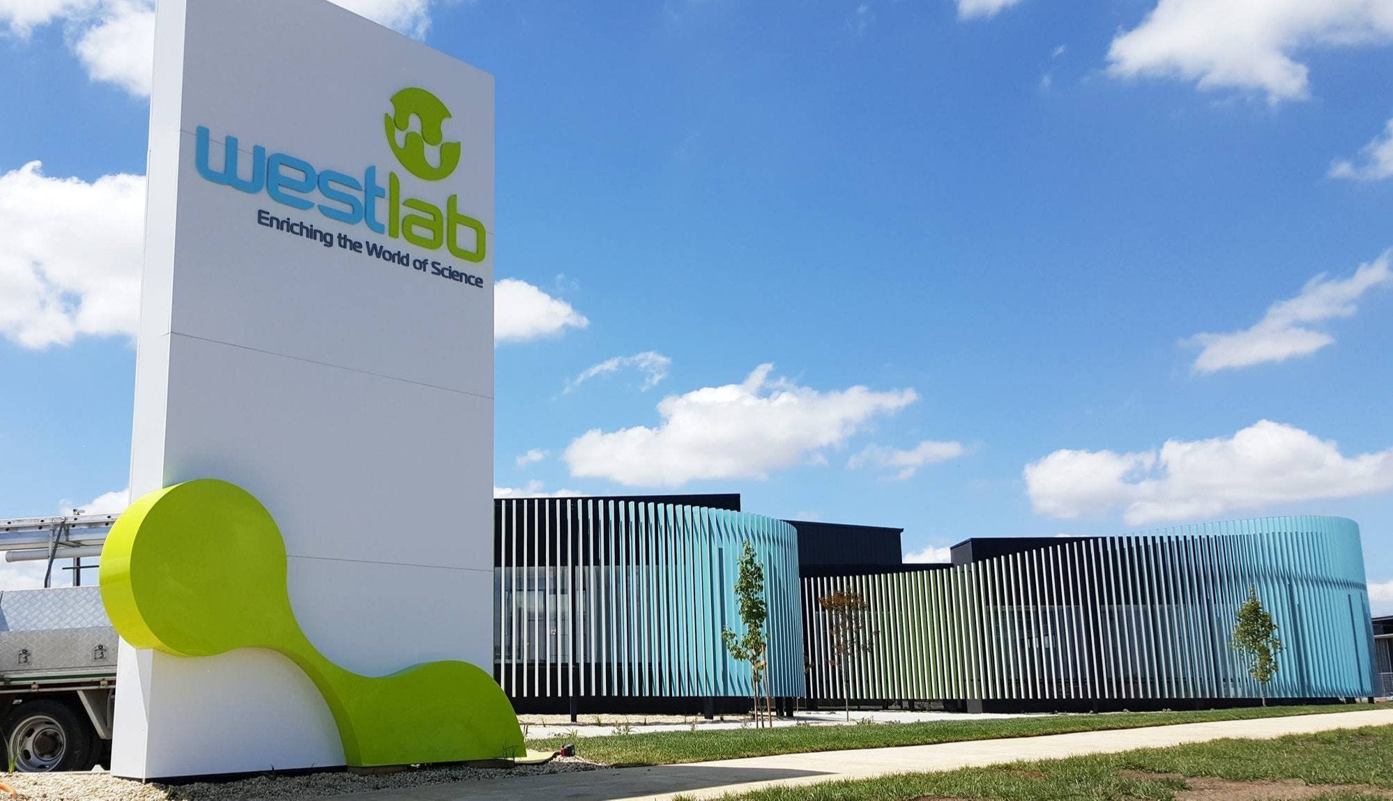 Westlab 3D Fabricated Pylon Sign
