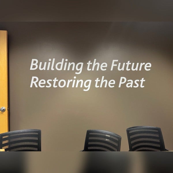 Walls can talk? It can do more!! Wall graphics for Golden Coast Construction, Renton, WA