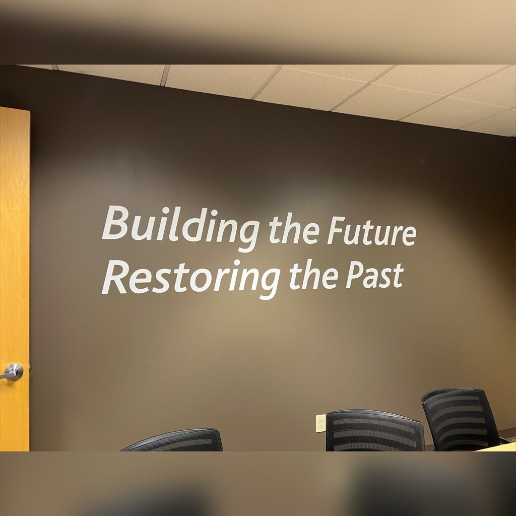 Walls can talk? It can do more!! Wall graphics for Golden Coast Construction, Renton, WA