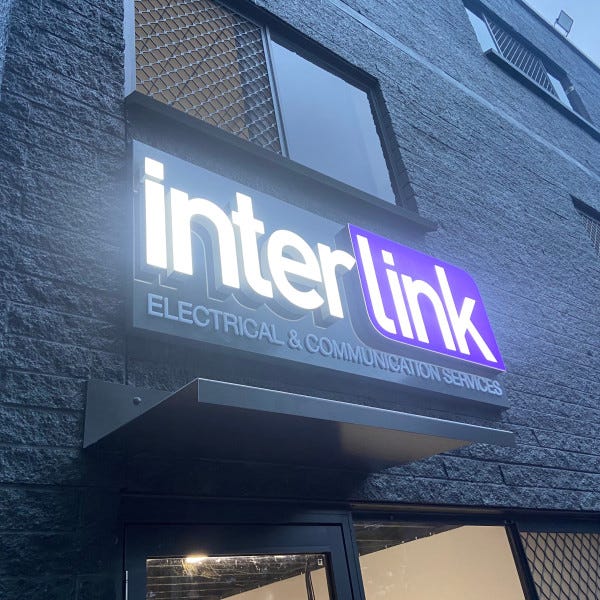 Interlink - Illuminated 3D Letters