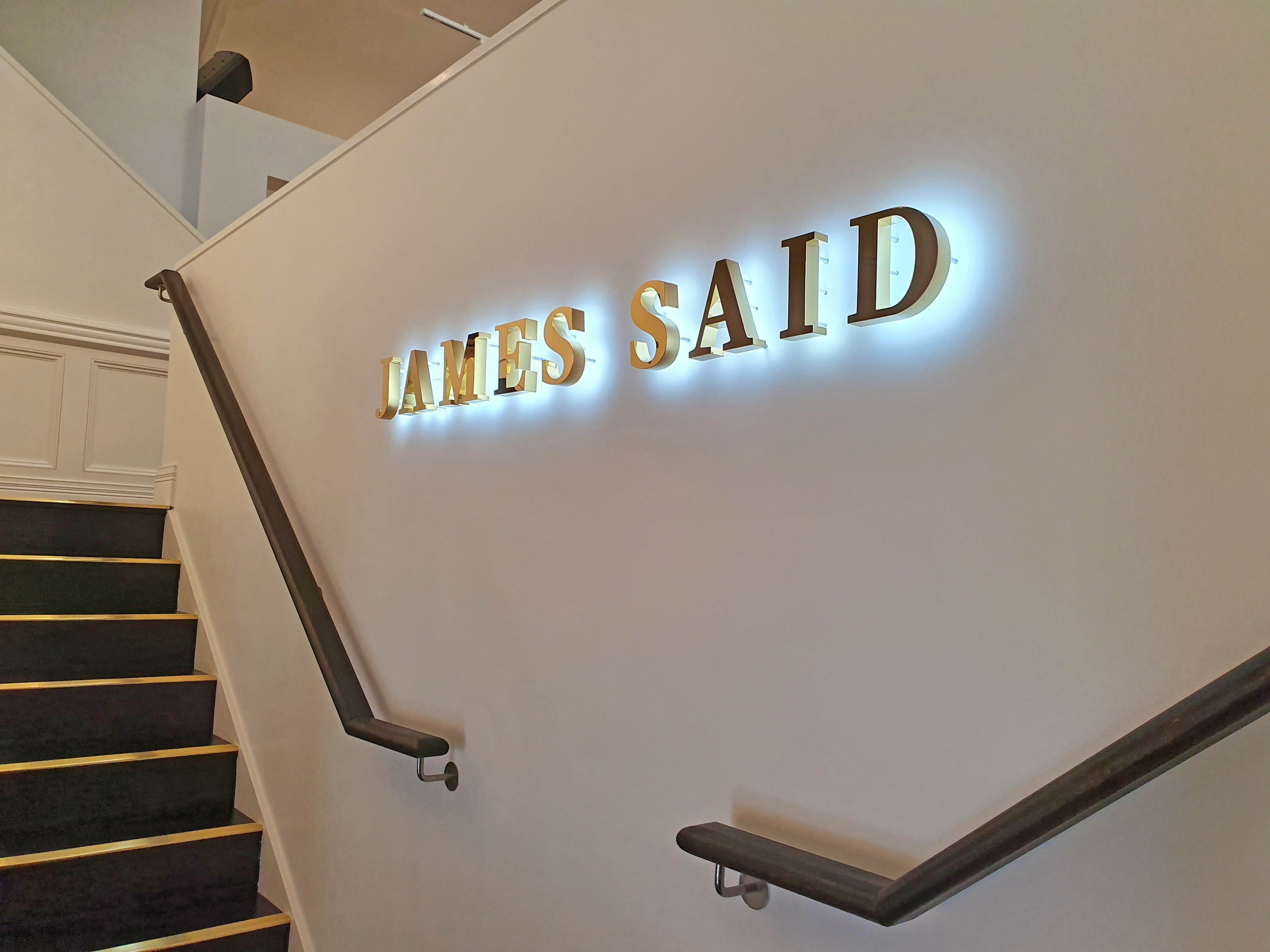 Gorgeous James Said Studio Signage