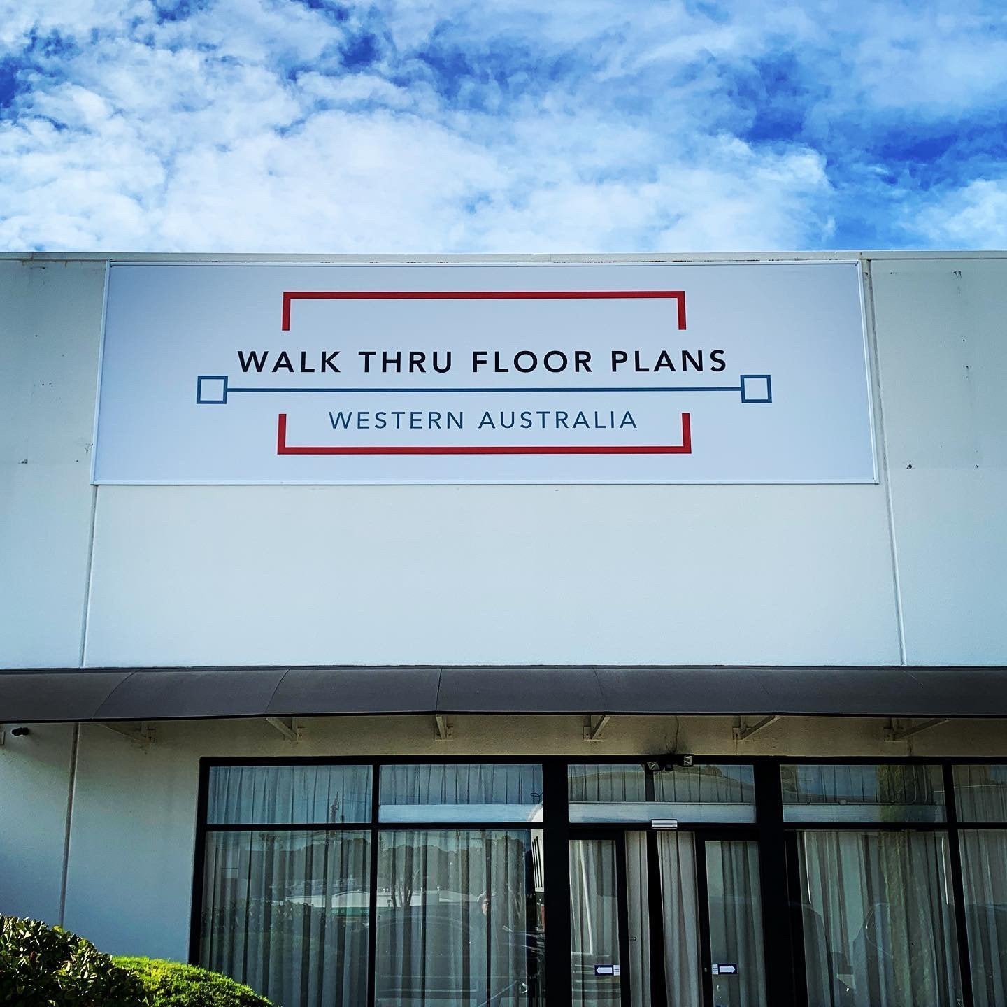 Walk Through Sign Walk Thru Floor Plans Shop Signage