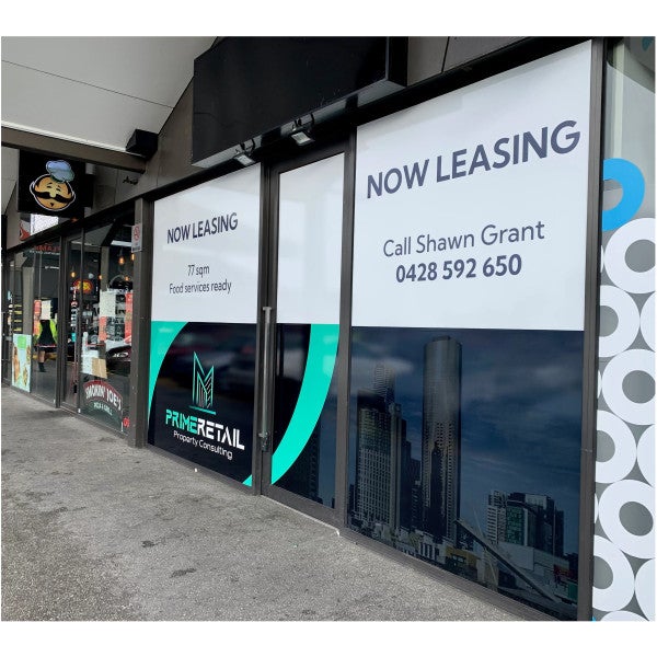 Window Graphics - Summerhill Shopping Centre - Reservoir.
