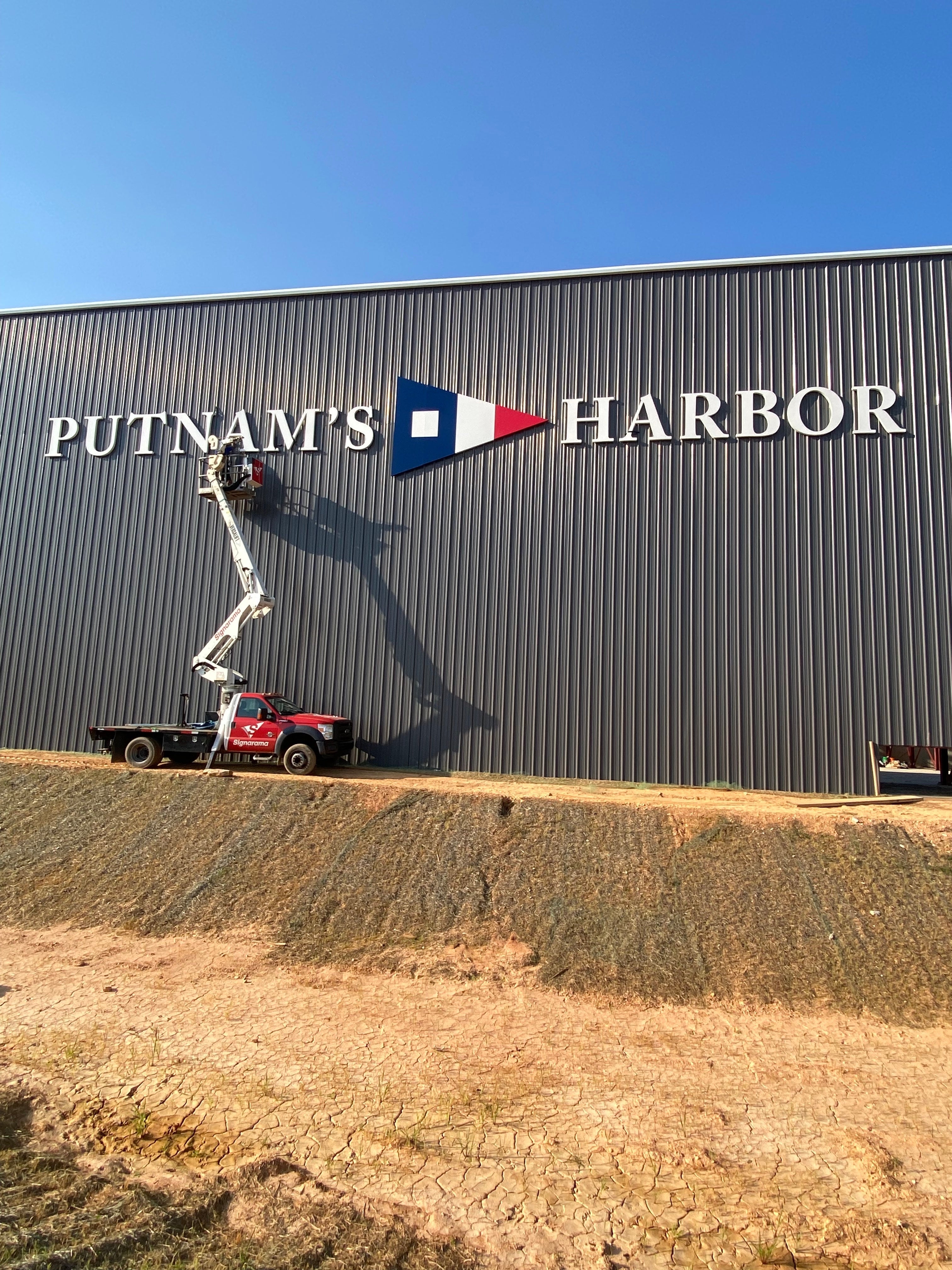 Putnam's Harbor on Lake Murray Stands Out with Landmark Channel Letters