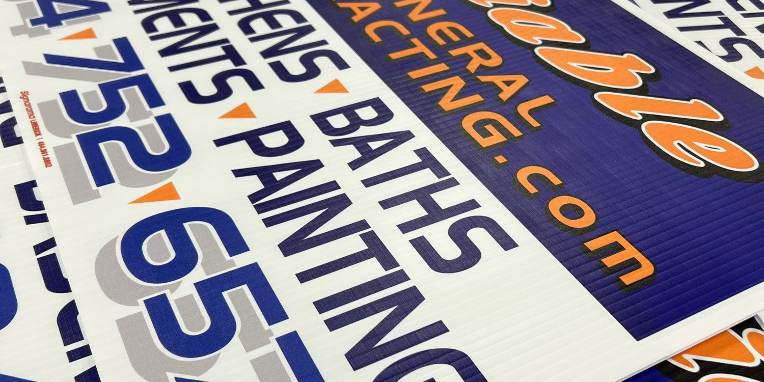 Coroplast & Corrugated Signs
