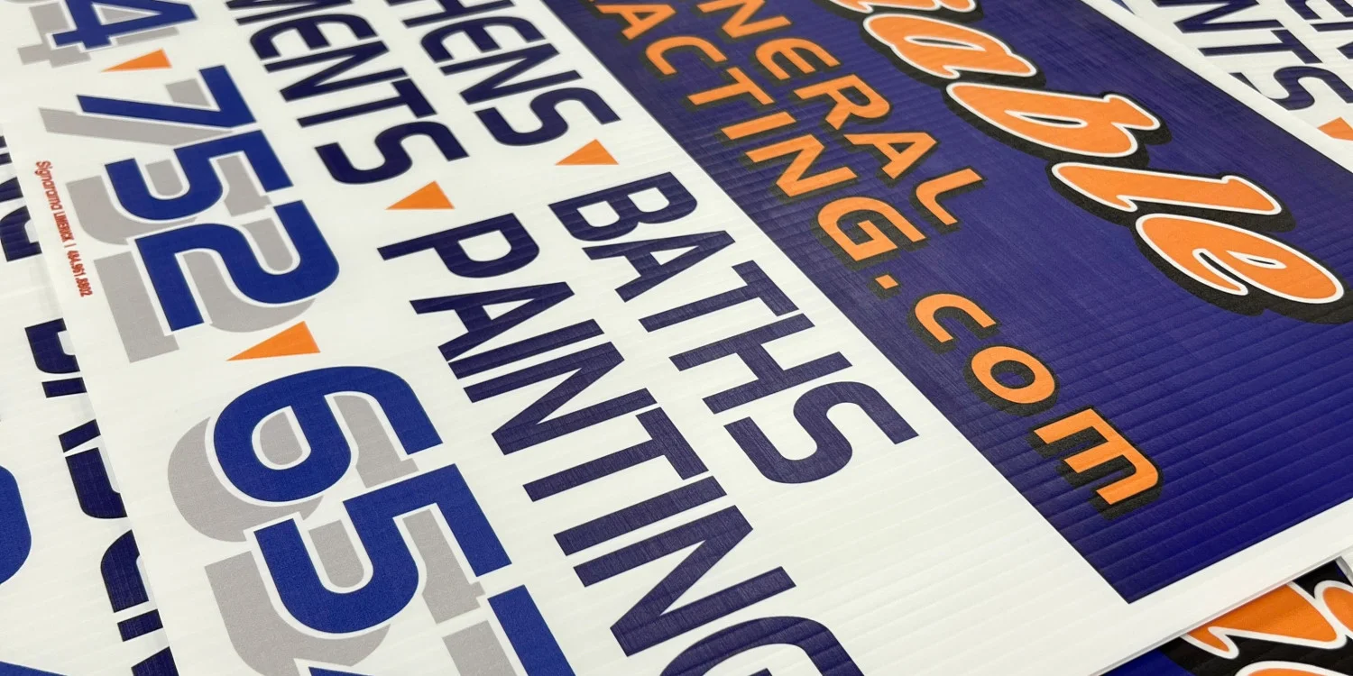 Coroplast & Corrugated Signs