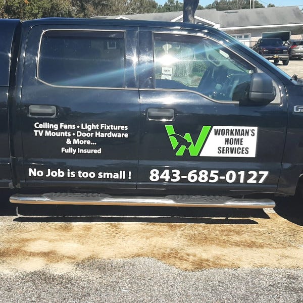 truck lettering