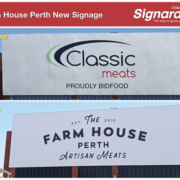 Farm House Perth Signage
