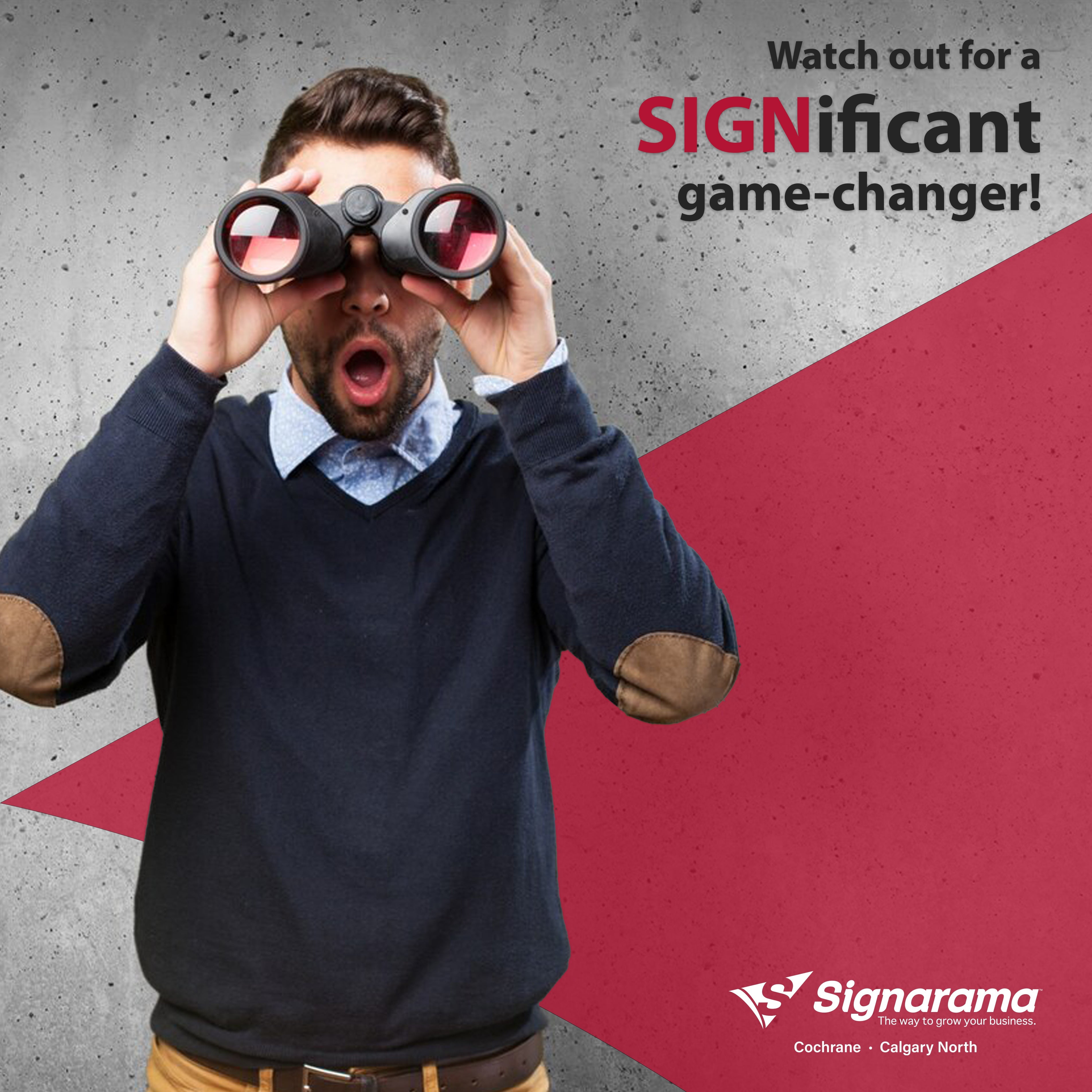 BIG & NEW things are brewing at Signarama Cochrane and Calgary North!