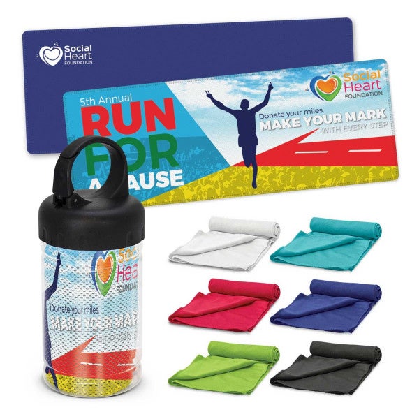 Custom Active Cooling Sports Towel - Tube