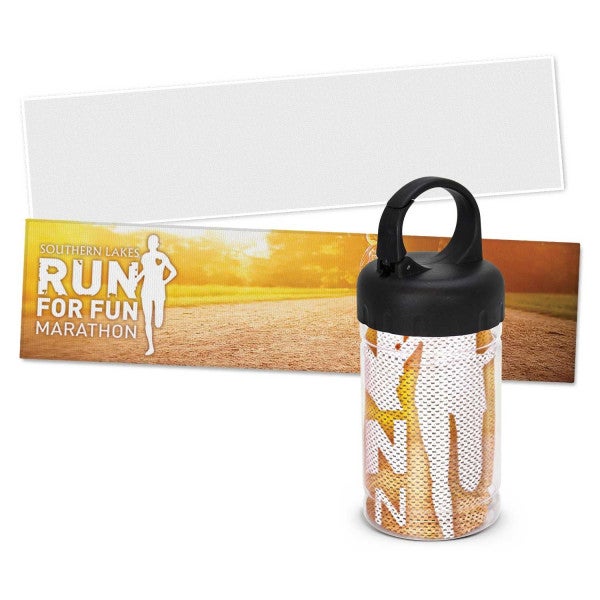 Custom Yeti Premium Cooling Towel - Full Colour - Tube